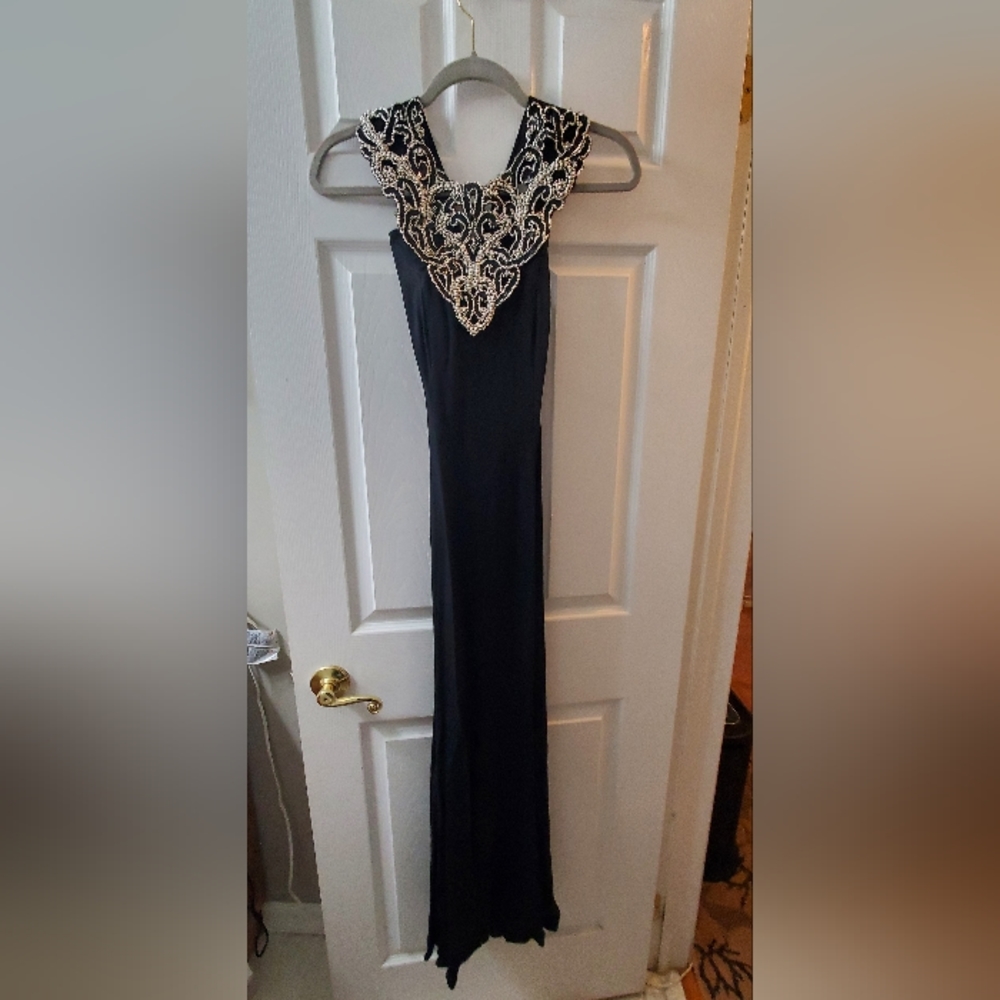 Black evening dress